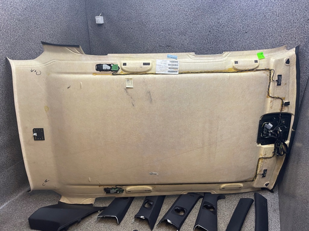 фото №7, Потолок фонари стойки солцезащитный козырёк mpakiet sport bmw e70 x5 czarna ladna