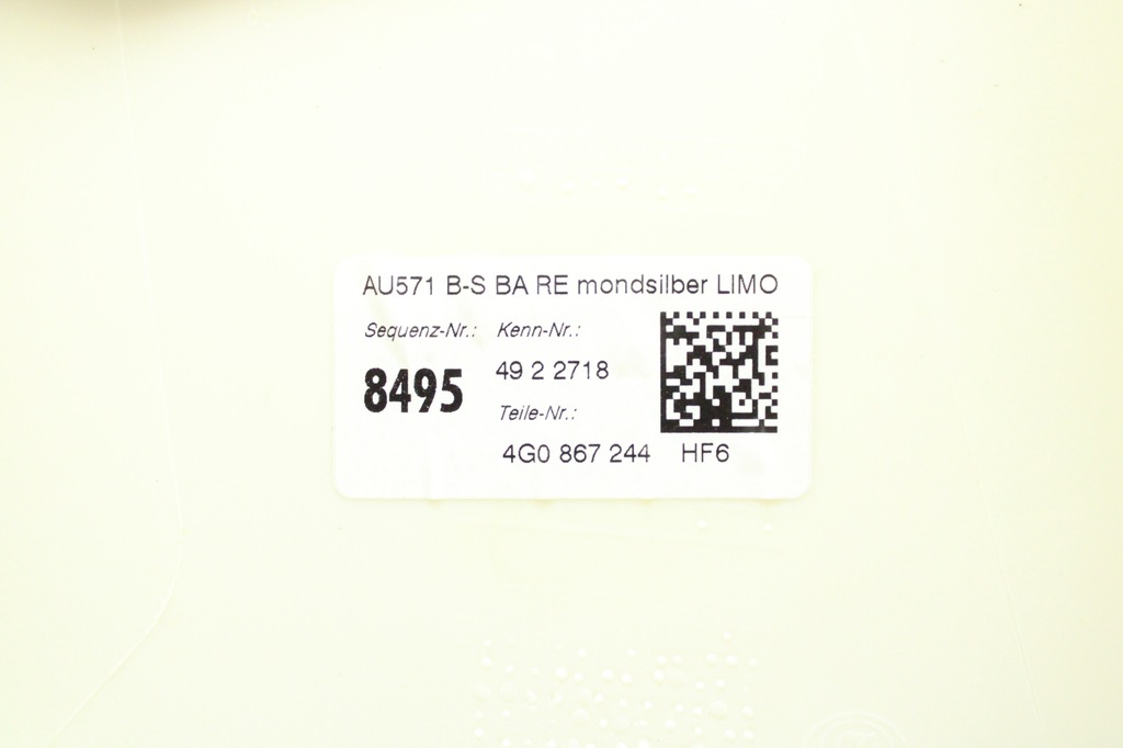 фото №7, Оригінальні обшивка захист стійка b права audi a6 c7 4g0867244 72km