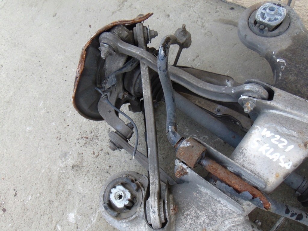 фото №4, Kpl подвеска задняя mercedes w221 3.0 cdi lift