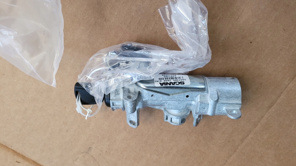 фото №2, Замок запалювання kpl з ключами scania r roczniki 2005-2022 2487305 nowa !!! fv !