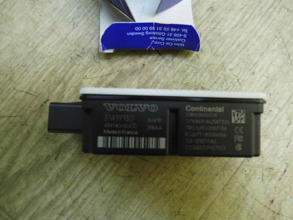 фото №7, Volvo оригінальний номер 31419130 модуль сигналізація