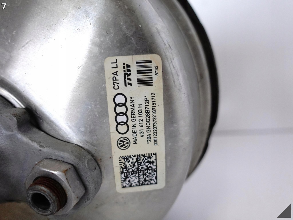фото №8, Audi a6 4g1 a7 s7 4g8 c7 lift 10-18 усилитель тормозов серво насос тормозная 4g1612103h