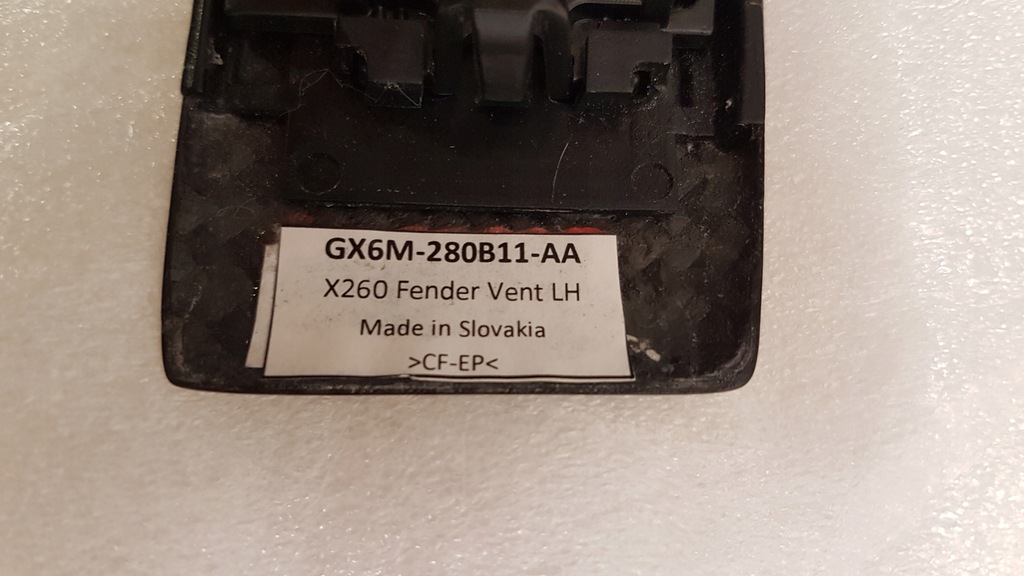 фото №5, Молдинг крила ліва jaguar xf карбон t2h18319