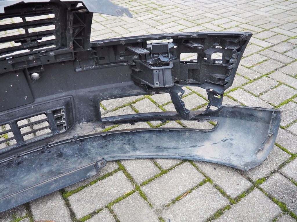 фото №10, Audi a8 d3 2002-05 бампер перед передній чорний 4e0807437a