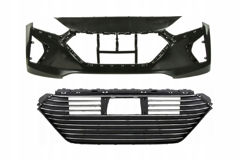 Купить Hyundai ioniq 2016–2019 бампер + решётка радиатора решётка радиатора передний перед новый bez pdc