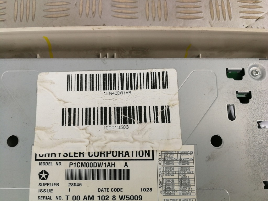 фото №10, P1cm00dw1ah дисплей dvd экран монитор телевизор dodge journey 2008- eu