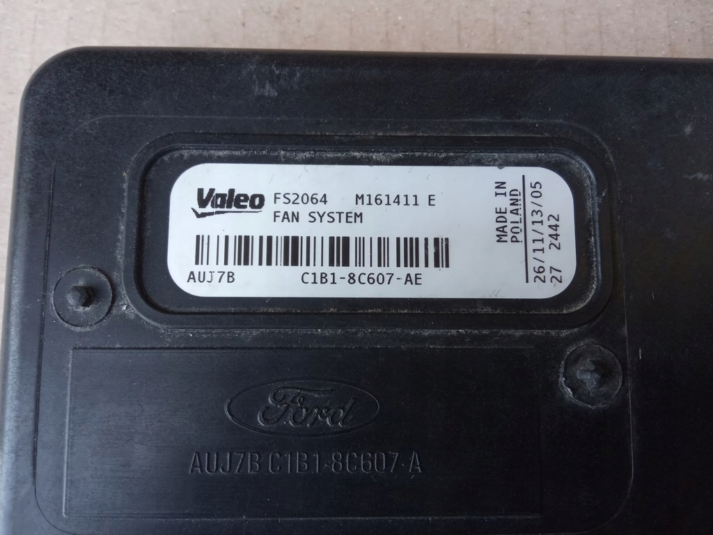 фото №5, Ford fiesta mk7 lift b-max 1.0 eco. - вентилятор радіатора c1b1-8c607-ae