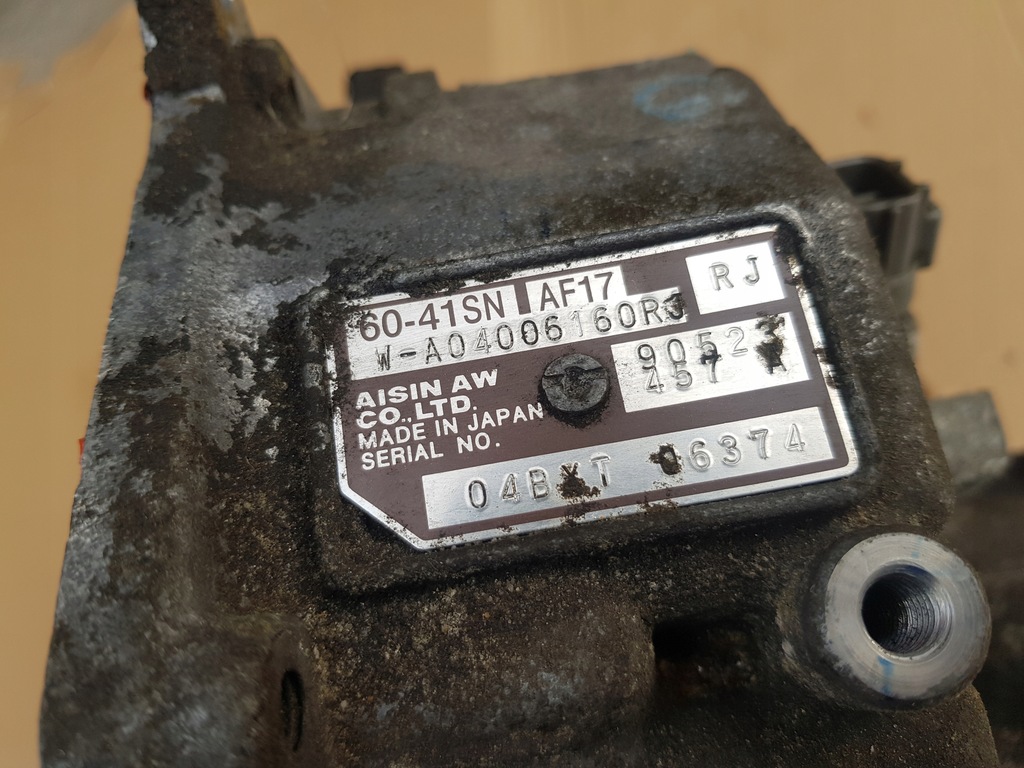 фото №16, Корпус коробки передач автоматическая коробка передач opel 1.8 бензин 60-41sn af17 aisin