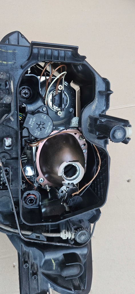 фото №14, Bmw z4 e85 lift права лінза h7 czarna білий поворотник hella