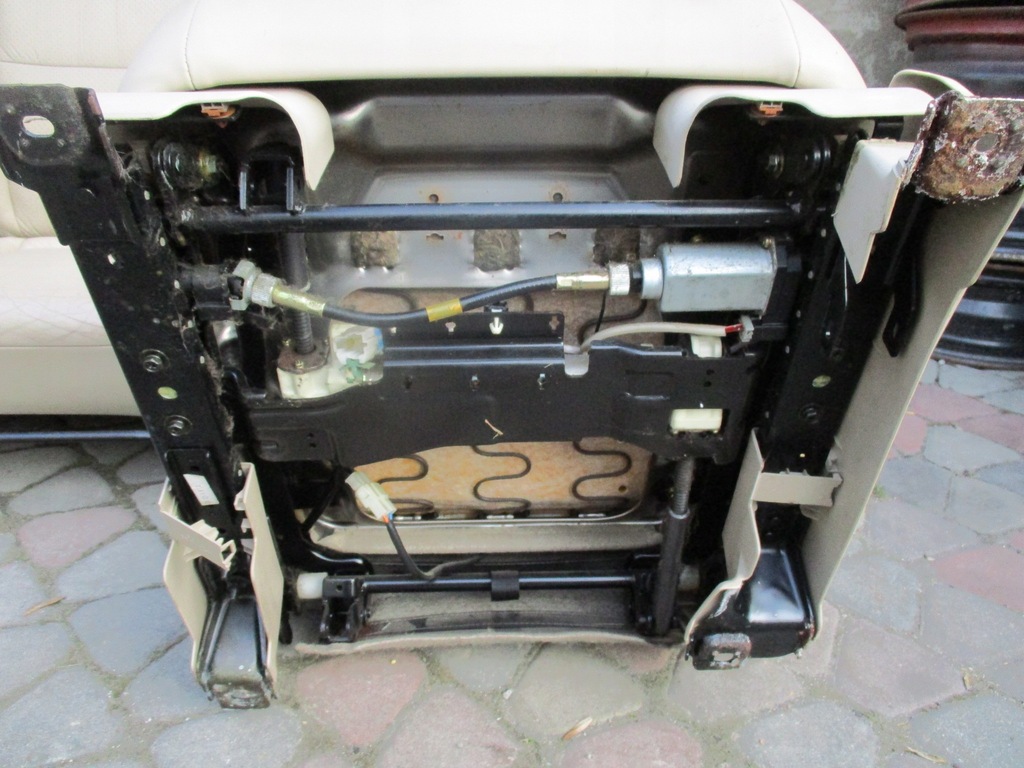 фото №7, Mitsubishi pajero iii 5d 99-06 сидіння заднє сидіння шкіра