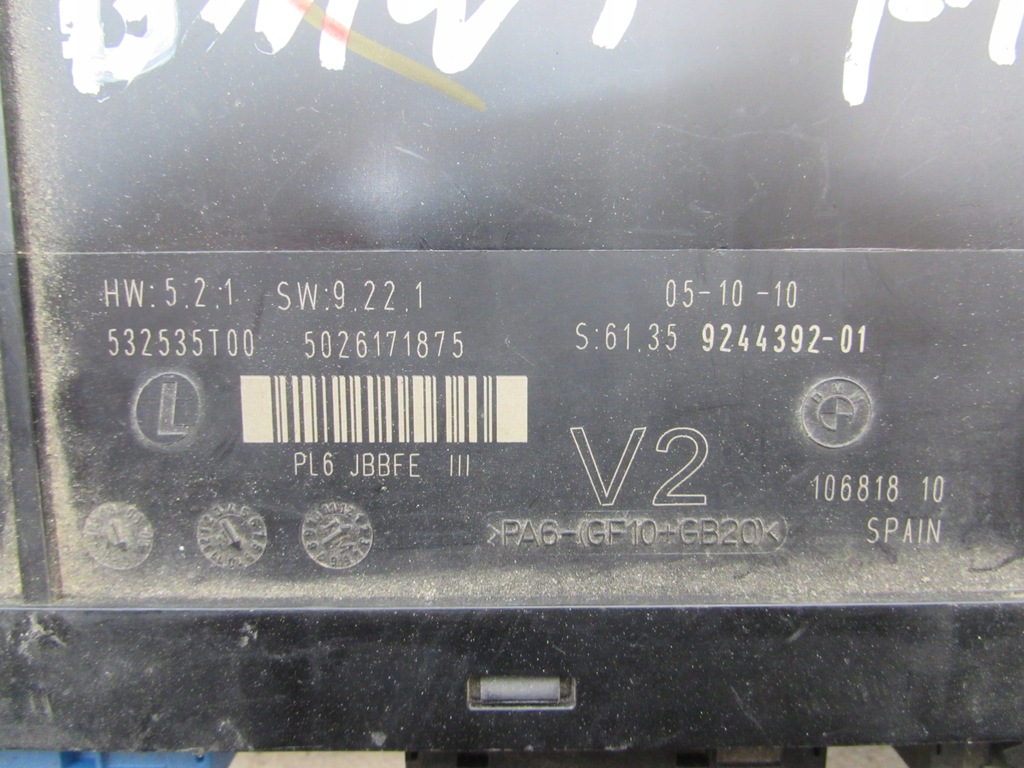 фото №7, Модуль блок керування комфорту bmw 5 f10 f11 pl6 jbbfe iii v2 9244392 61359244392