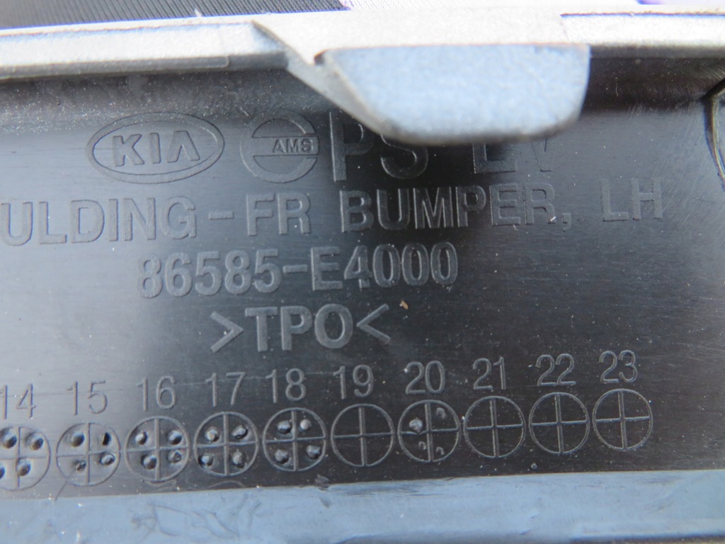 фото №10, Kia soul ii 2 молдинг бампера левый перед 86585-e4000