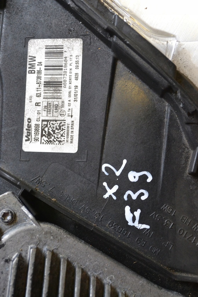 фото №13, Bmw x2 f39 лампа full led правый перед 90169868