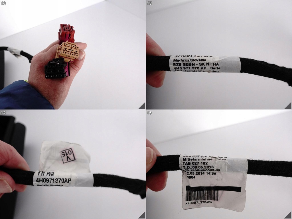 фото №8, Audi a8 s8 4h0 d4 13-17 lift підлокітник тунель задній сидіння джгут long