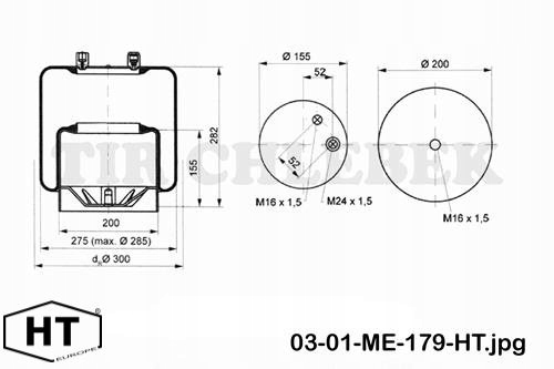 Подушка пневмоподушка 4390 np22 mercedes actros vos 232 Оригинал