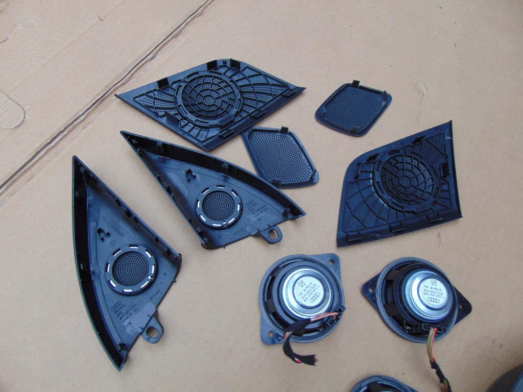 фото №8, Audi a4 b8 kombi комплект динаміки підсилювач bang&olufsen накладки sub