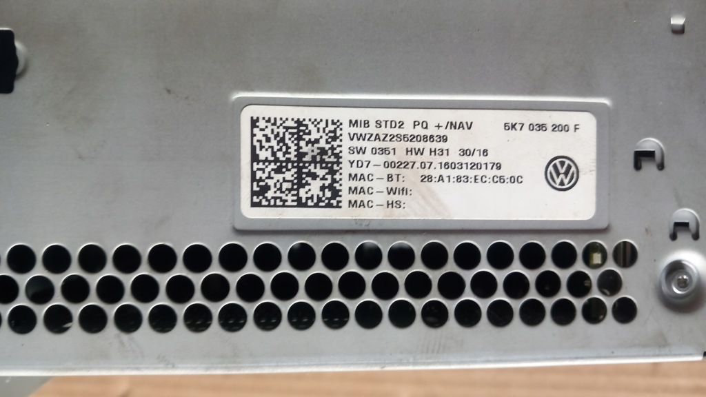 фото №8, Радіо навігація vw 5k7035200f caddy touran