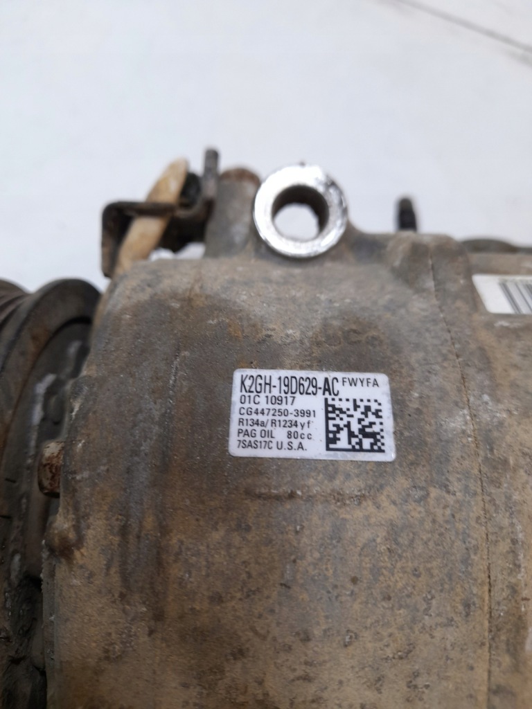 фото №9, Ford edge lift 19- компрессор кондиционера k2gh-19d629-ac 2.0 usa