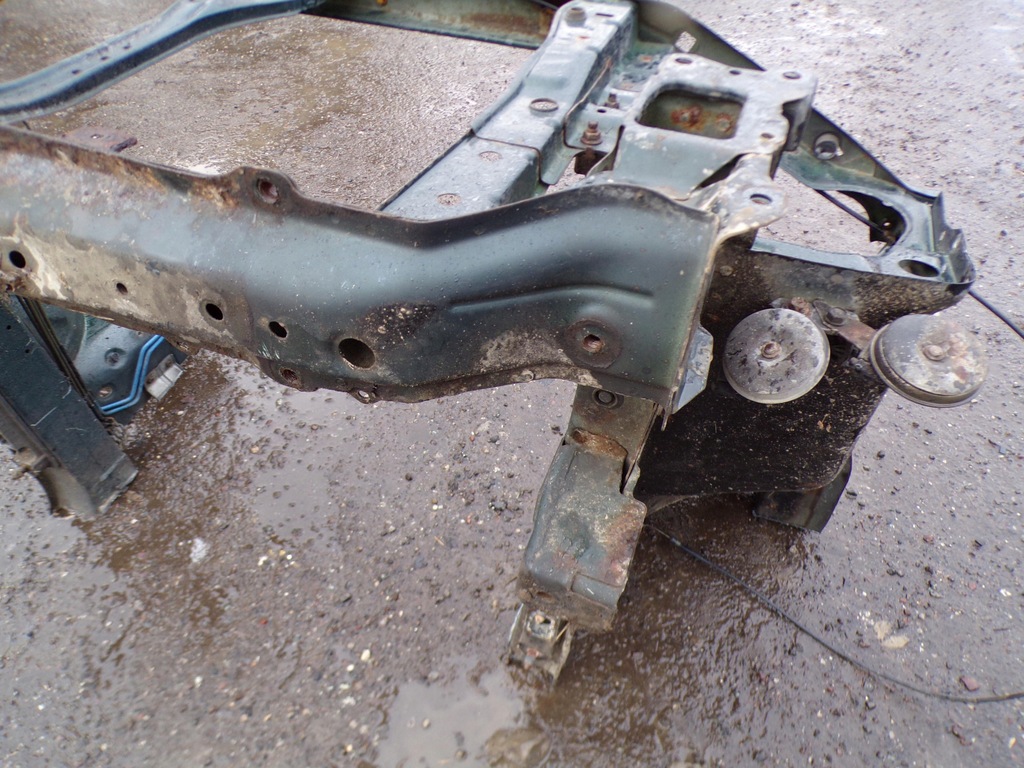 фото №10, Subaru forester sg ii pas передний лонжерон панель фары балка 2c6 зелёный