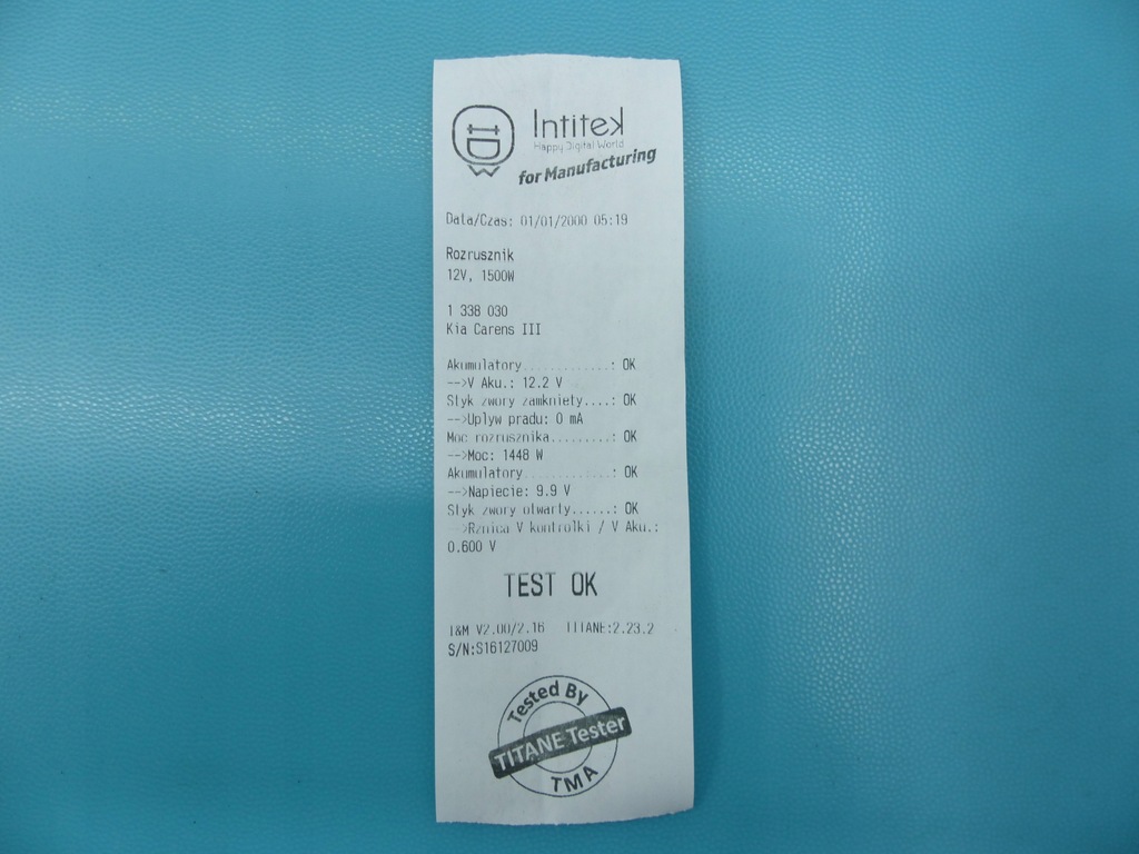 фото №6, Test стартер kia carens iii 06-13