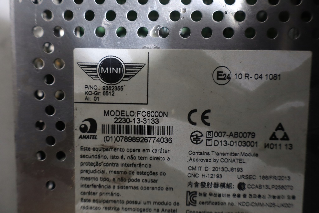 фото №4, Радіо mini cooper iii