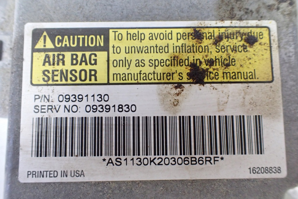 фото №4, Датчик подушек srs chevrolet corvette c5