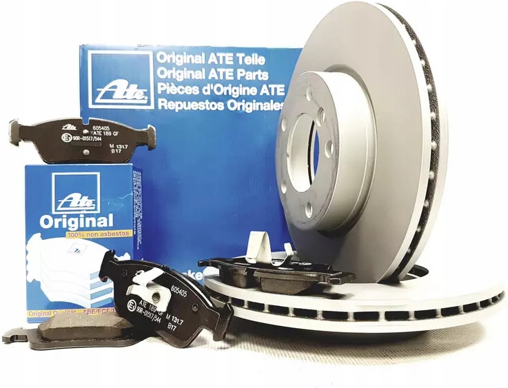 фото №1, Ate гальмівні диски + ate гальмівні колодки перед bmw e46 e36 z3 z4