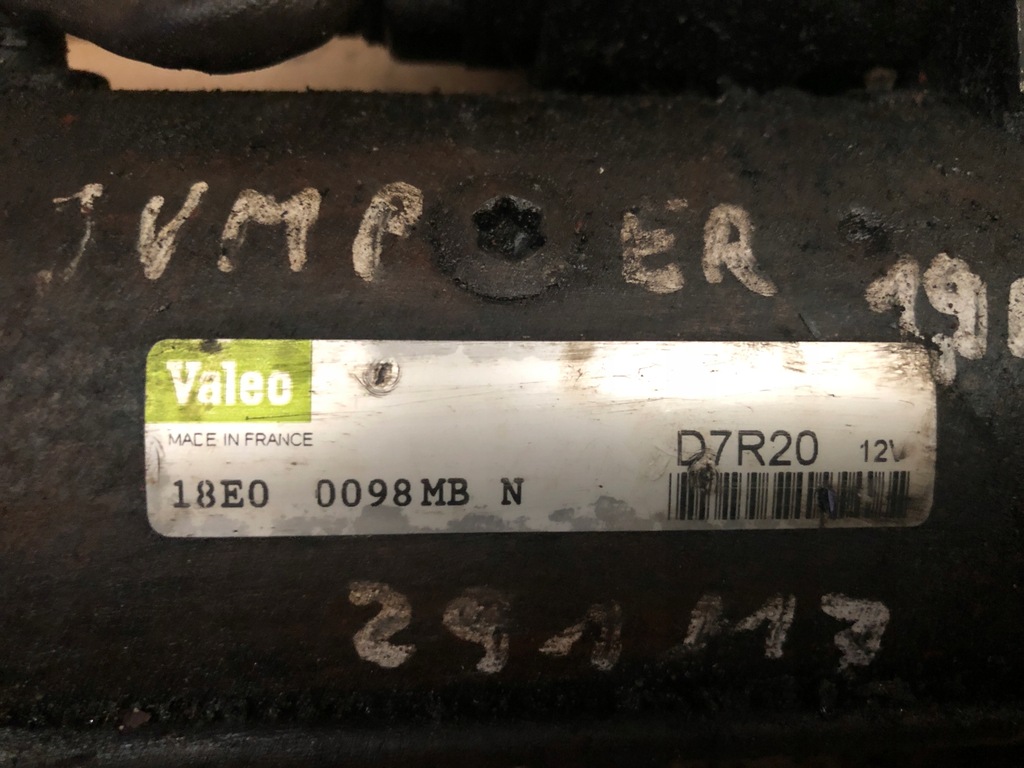 фото №5, Стартер citroen jumper i 1,9td d7r20