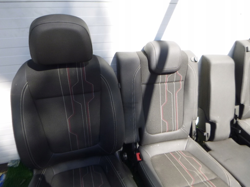 фото №4, Opel meriva b 10-17 сиденья передние заднее сиденье задняя полукожа europa комплект