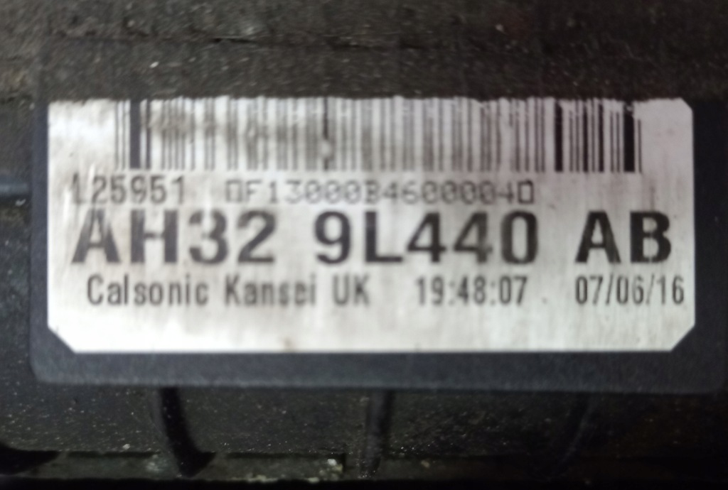 фото №9, Комплект радиатор land rover discovery iv 3.0 sdv6