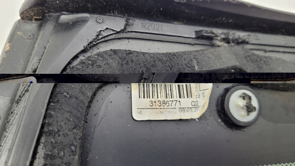 фото №8, Volvo v40 стекло боковая задняя правая крыла заднего