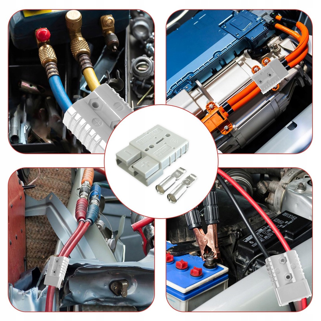 фото №13, 10x соединитель akumulatorowe do автомобиля łodzi штекер do аккумулятор 50a 600v