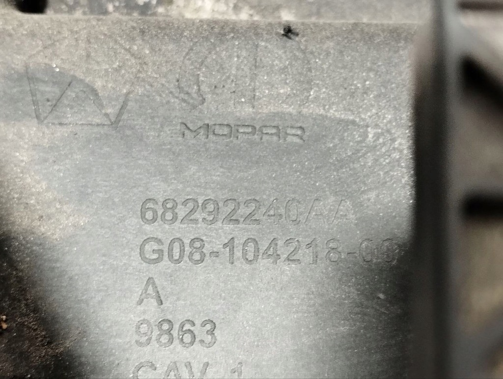 фото №9, Chrysler pacifica 2018 корпус вентиляторів 68239908ac