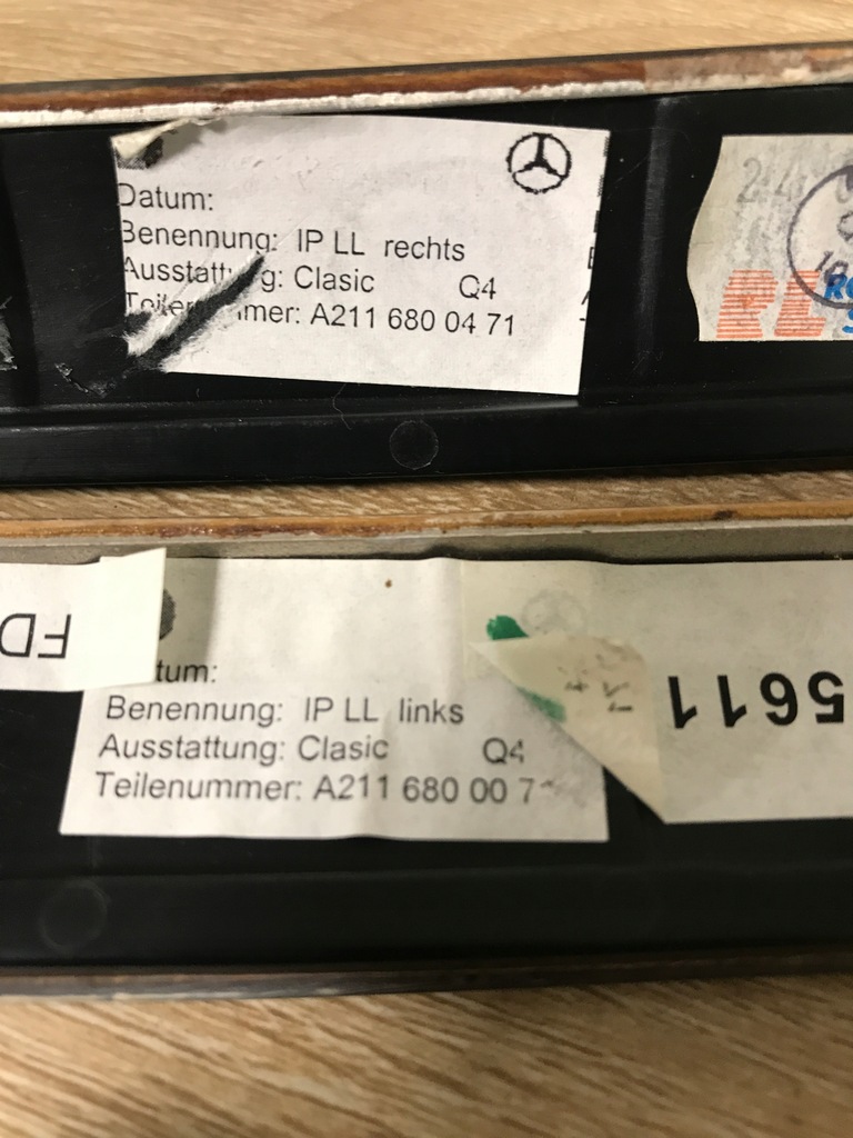 фото №8, Молдинг dekor консолі mercedes w211 drewno