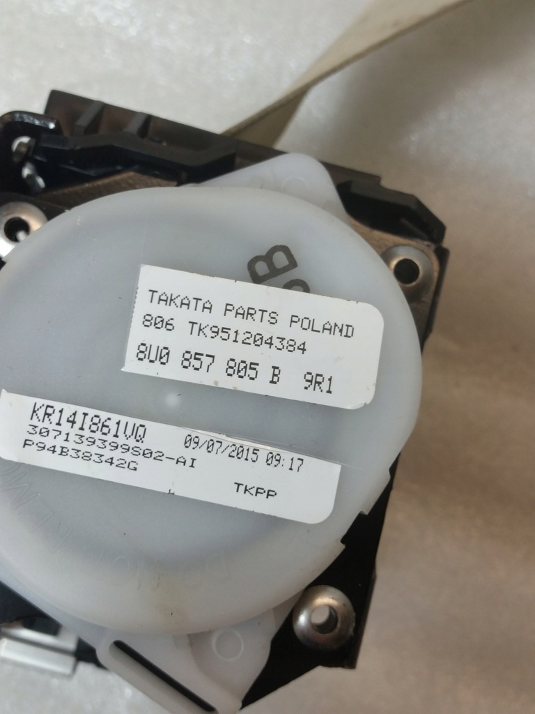 фото №10, Pas безпеки лівий правий задня audi q3 lift 8u0