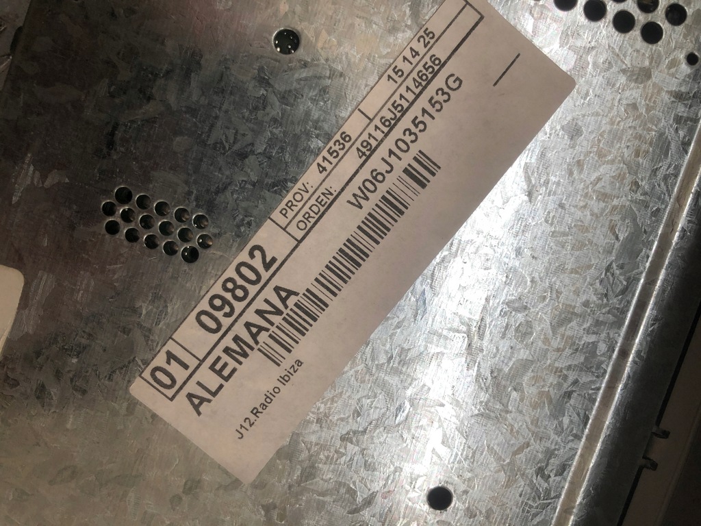 фото №2, Seat ibiza iv радио cd mp3 6j1035153g