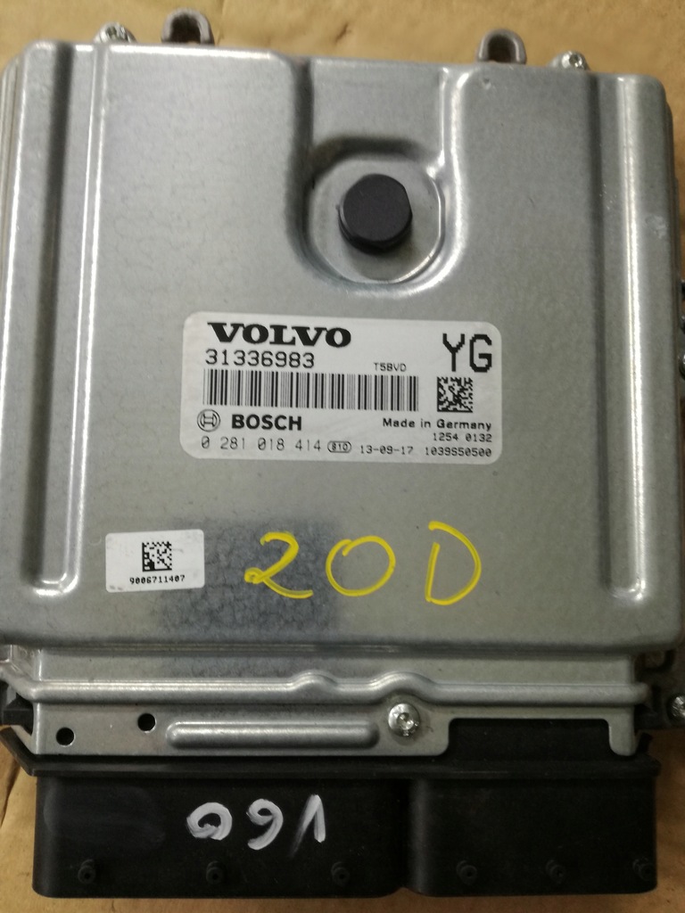 фото №1, Volvo бортовий комп'ютер блок керування двигуна 31336983