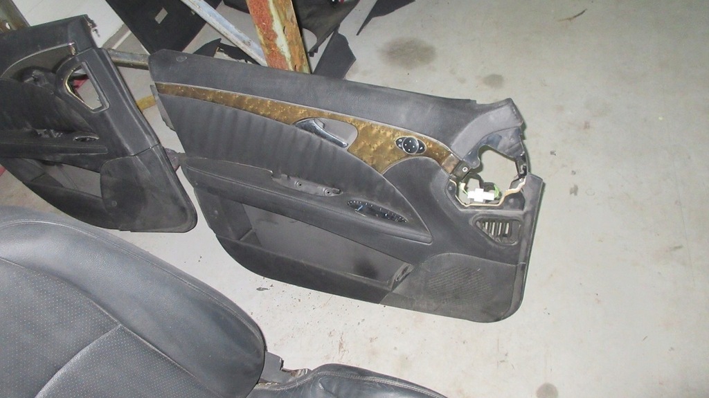 фото №8, Mercedes w211 сидіння сидіння оббивка шкіра czarna kombi