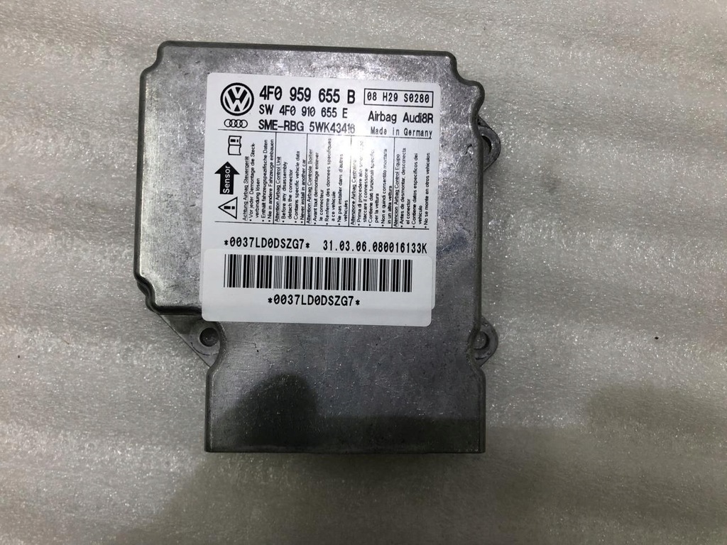 фото №1, Модуль датчик подушка безпеки 4f0959655b audi a6 c6