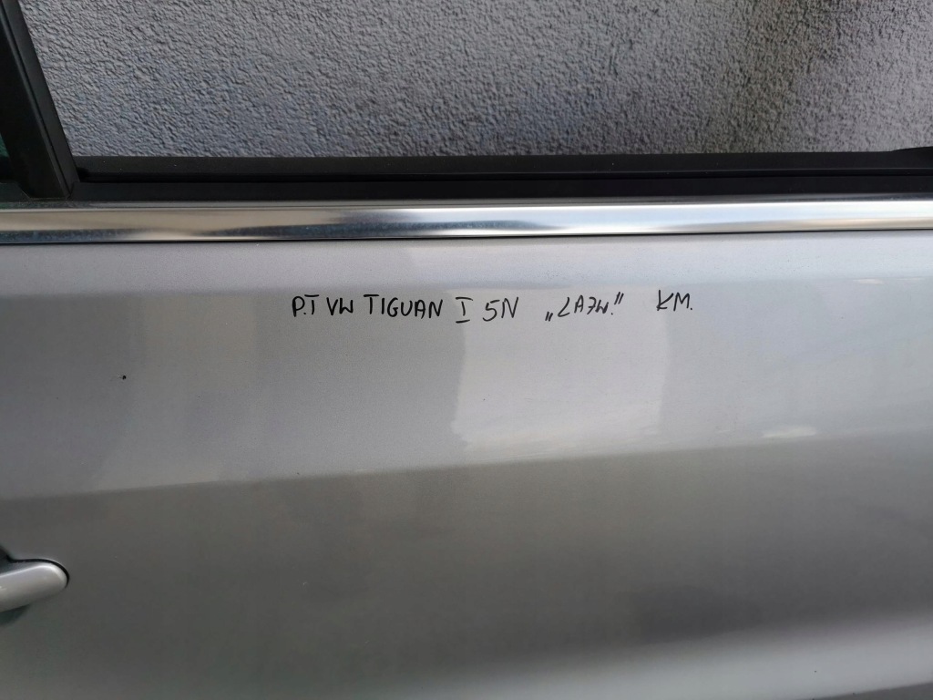 фото №10, Дверь правый задняя vw tiguan i 5n la7w 07-11