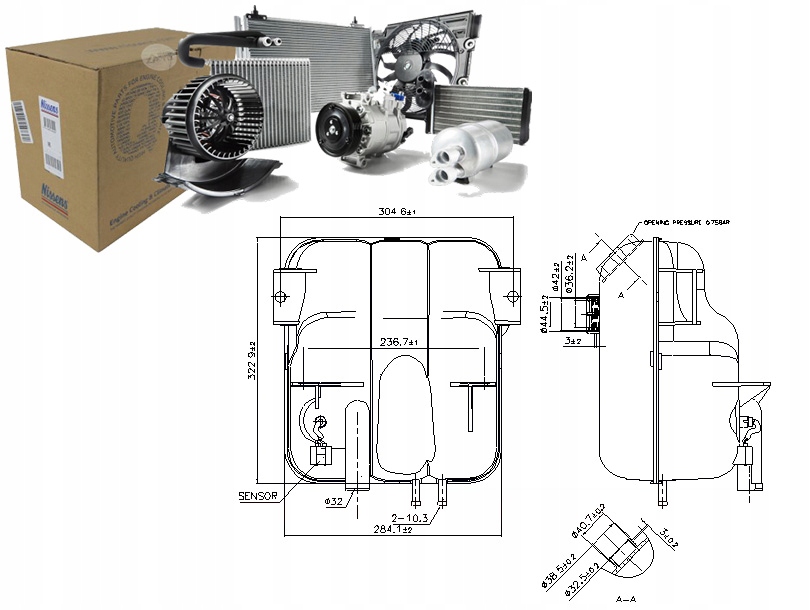 фото №13, Nissens 996023 бачок розширювальний рідина охолоджуючий