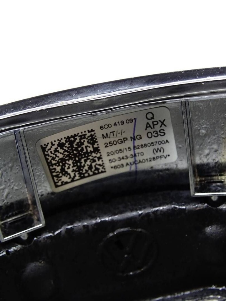 фото №16, Воздуховод кожа multi лепестки переключения vw polo v lift 6c gti 6c0419091q