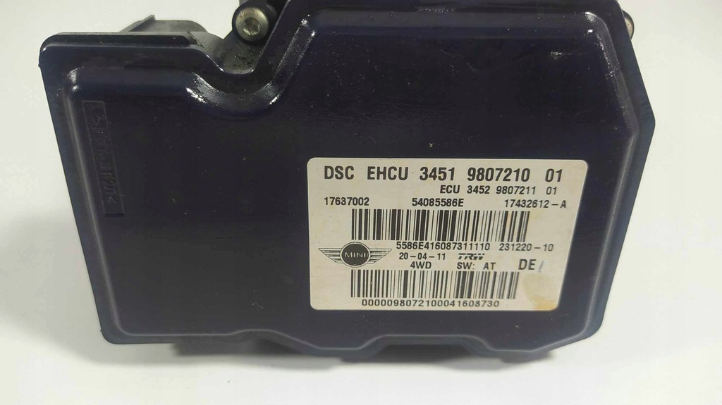 фото №3, Mini r60 countryman насос abs 9807210