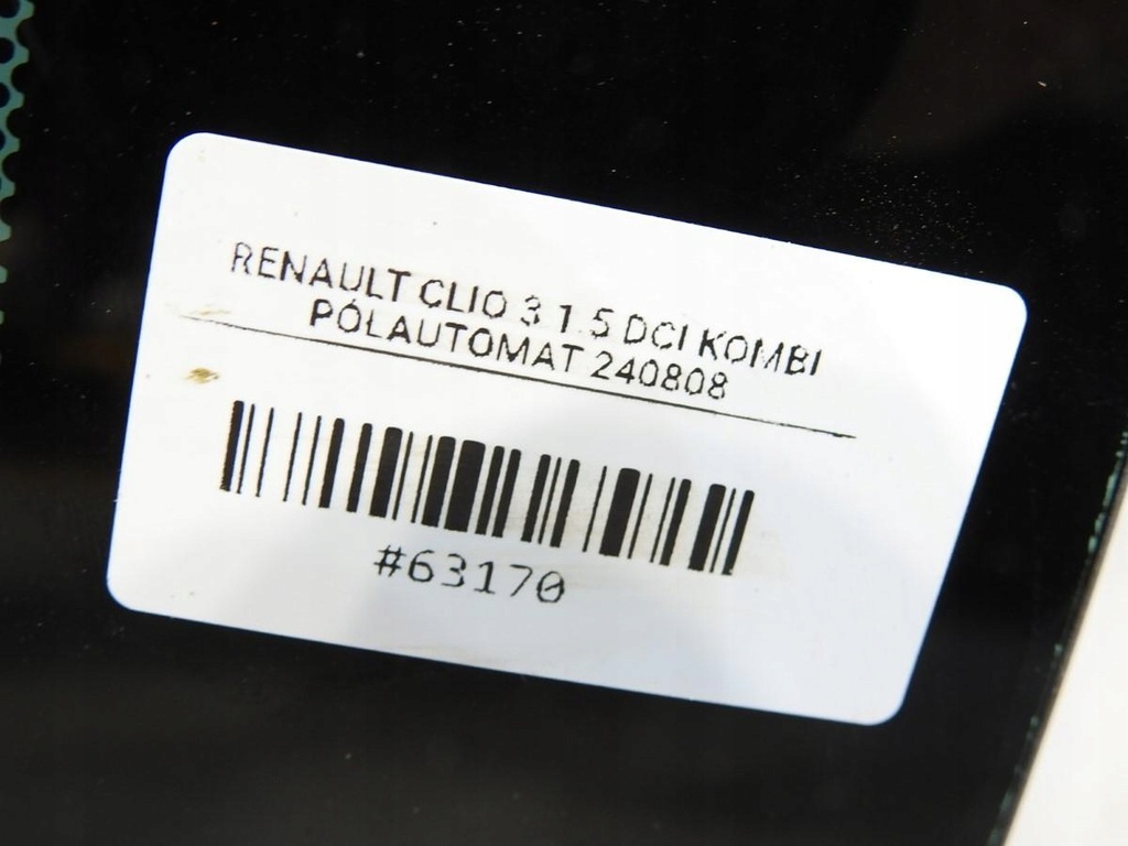 фото №4, Стекло кузовная правый задняя renault clio iii kombi 43r-00101