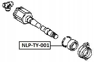 фото №2, Підшипник підпори піввісь toyota camry 01-, corolla avensis verso 01-, rav-4
