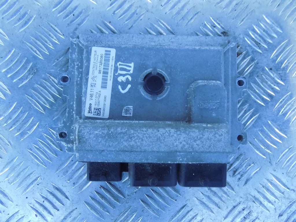 фото №1, Citroen c3 iii бортовий комп'ютер двигуна