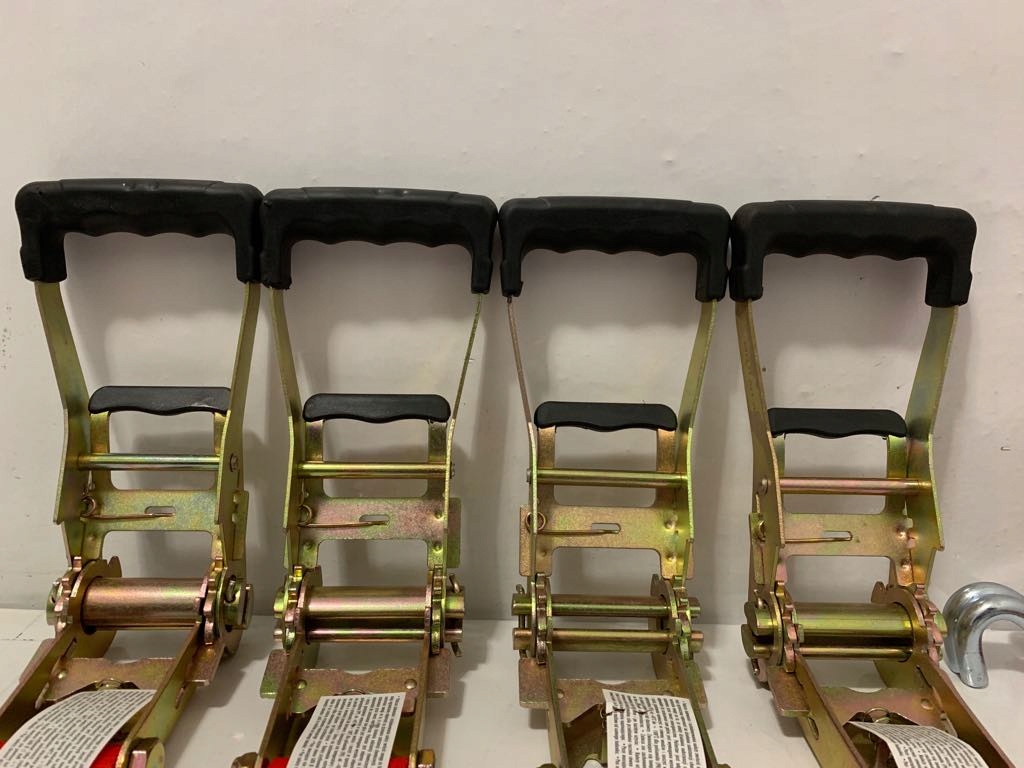 Ремни транспортный 3 крюки dwupalczaste узкие красные с колодка 4t/3m/50 z2 в Украине