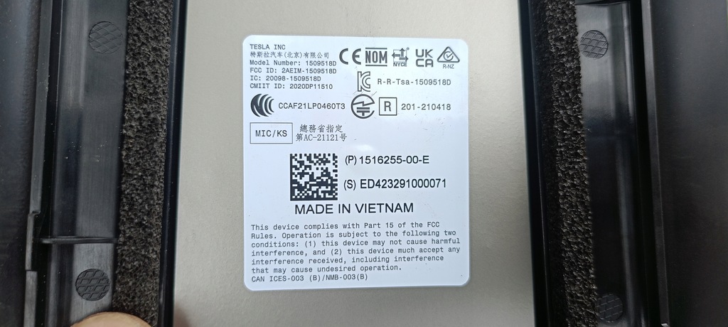 фото №6, Обшивка ліва захист стійка камера ліва tesla y 1516255-00-e оригінал