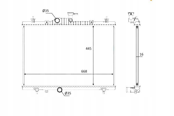 фото №1, Nrf радіатор wody renault koleos 2.0 dci hy0k