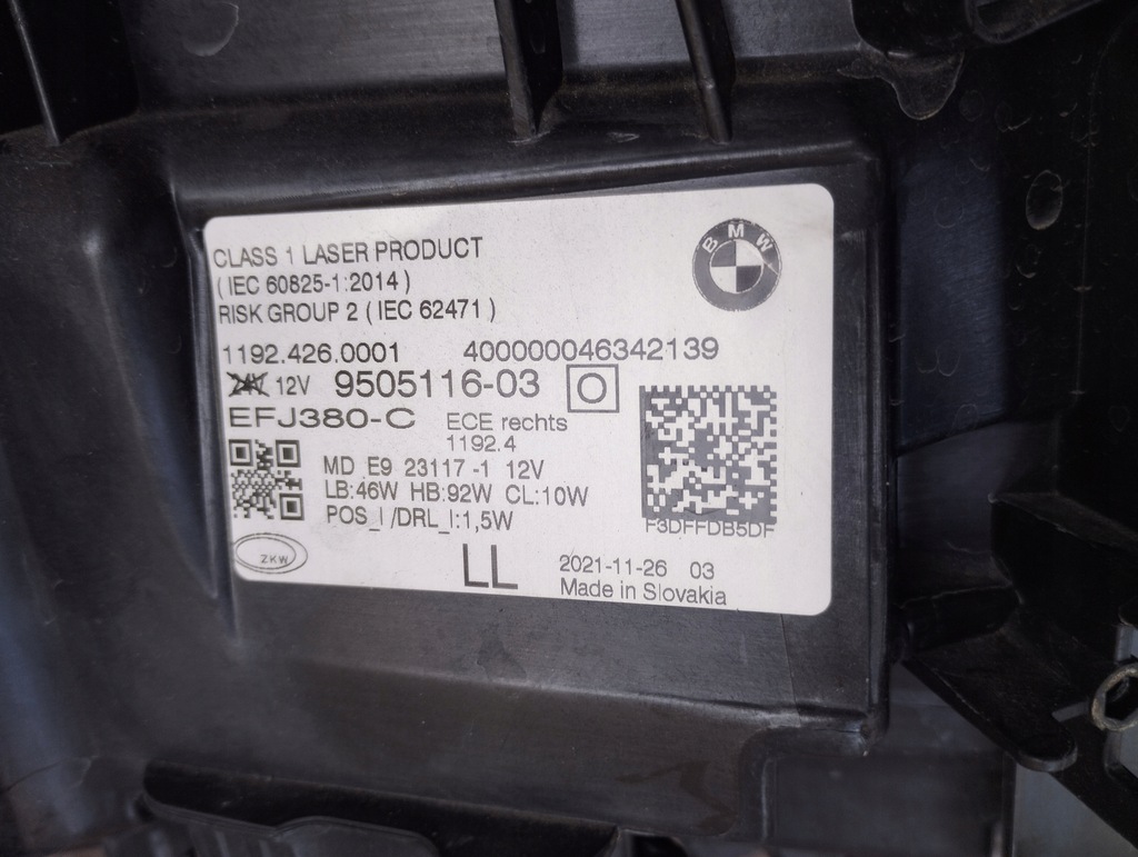 фото №8, Лампа правая bmw 4 g22 g23 g26 m3 g80 m4 g82 9505116